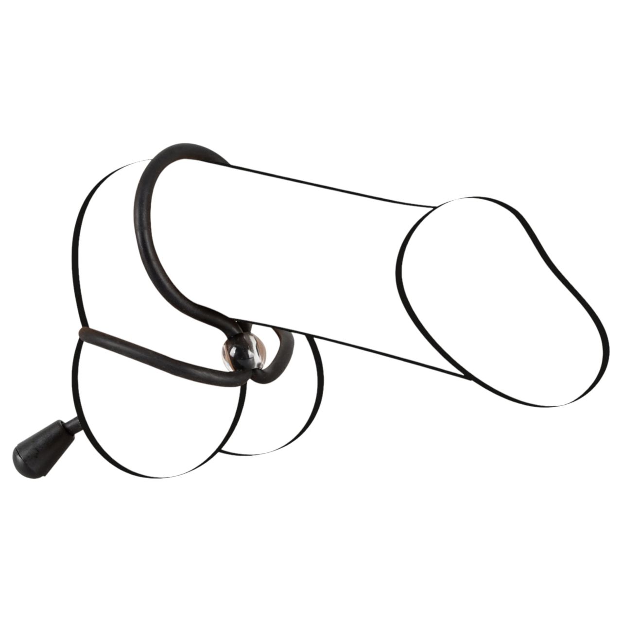 Bad Kitty - szilikon here- és péniszgyűrű (fekete) Bad Kitty - szilikon here- és péniszgyűrű (fekete)