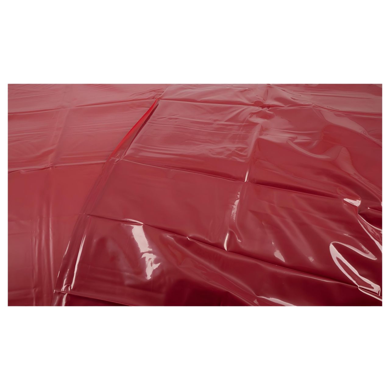 Lakk lepedő - 200x230cm (piros)