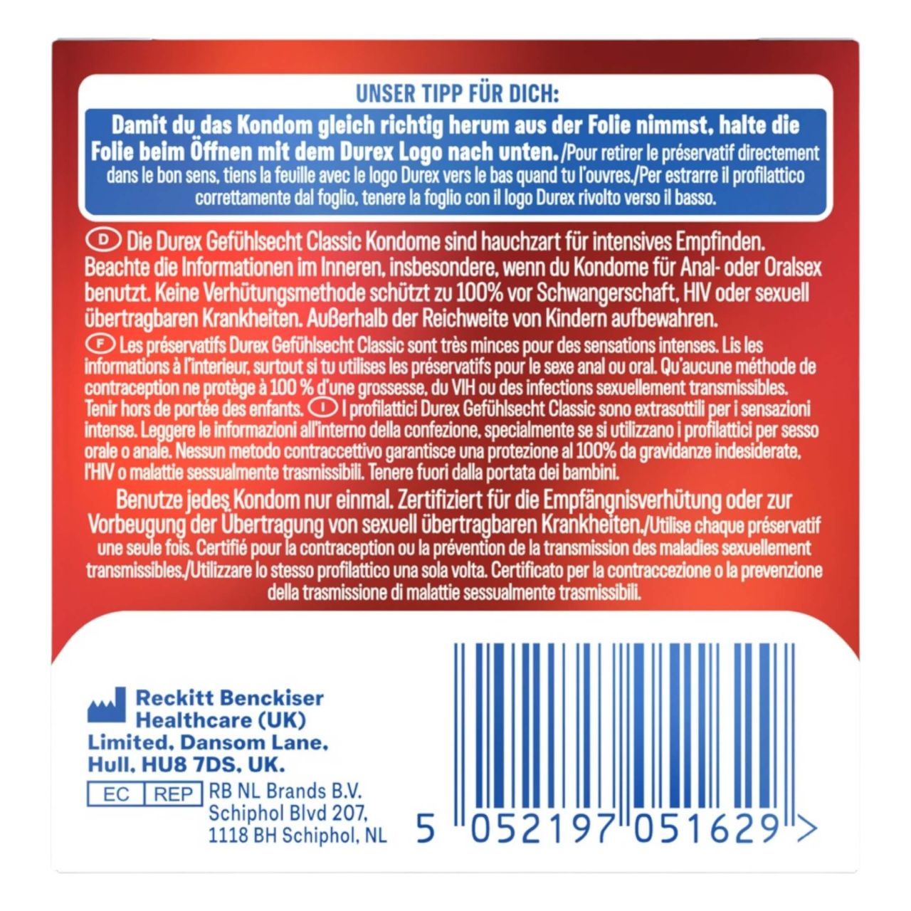Durex Feel Thin - élethű érzés óvszer (3 db) Durex Feel Thin - élethű érzés óvszer (3 db)