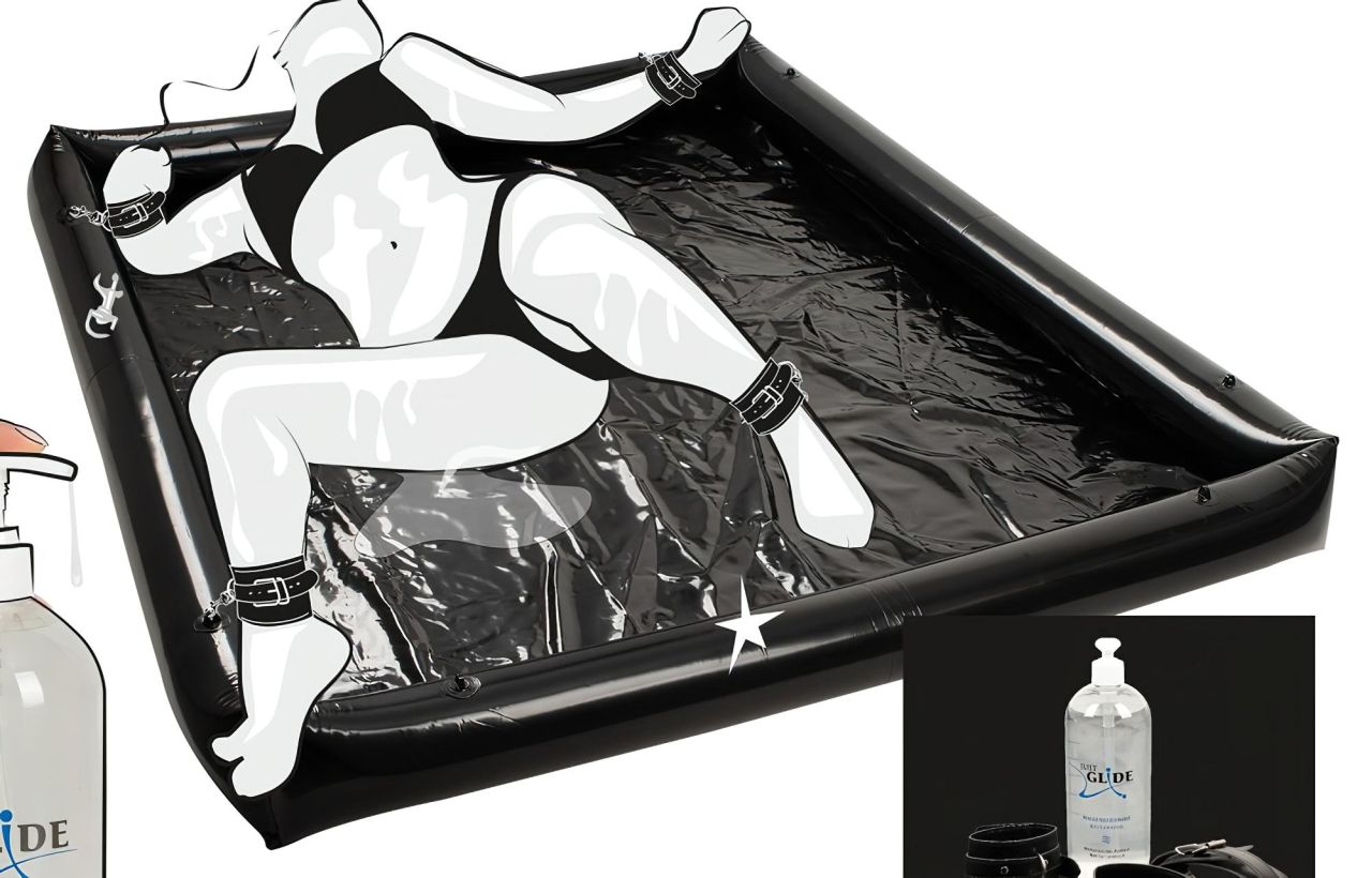 / Fetish Glossy Games - orgia medence, bilinccsel (140x185cm)