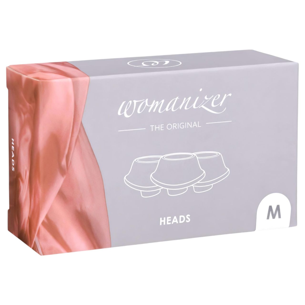 Womanizer Premium M - pótszívóharang szett - fehér (3db)