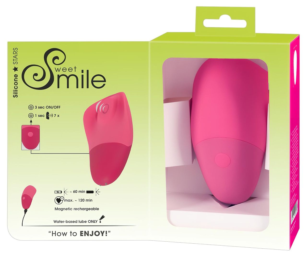 SMILE Thumping Touch - akkus, pulzáló csiklóvibrátor (pink)