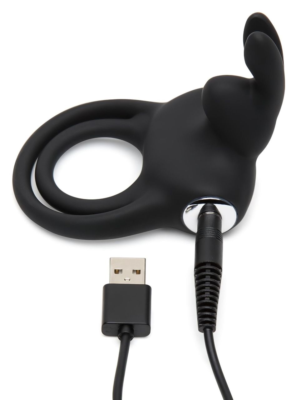 Happyrabbit Cock - vízálló, akkus pénisz- és heregyűrű (fekete) Happyrabbit Cock - vízálló, akkus pénisz- és heregyűrű (fekete)