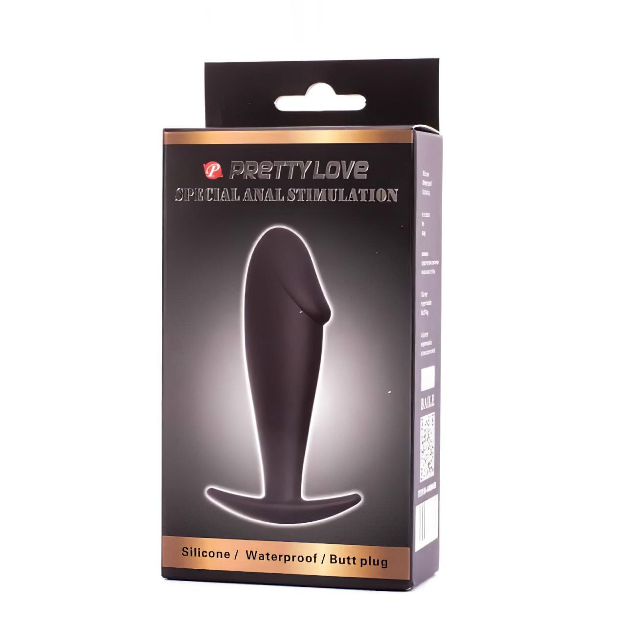 Pretty Love Anal Stimulation Plug - anál dildó (fekete)