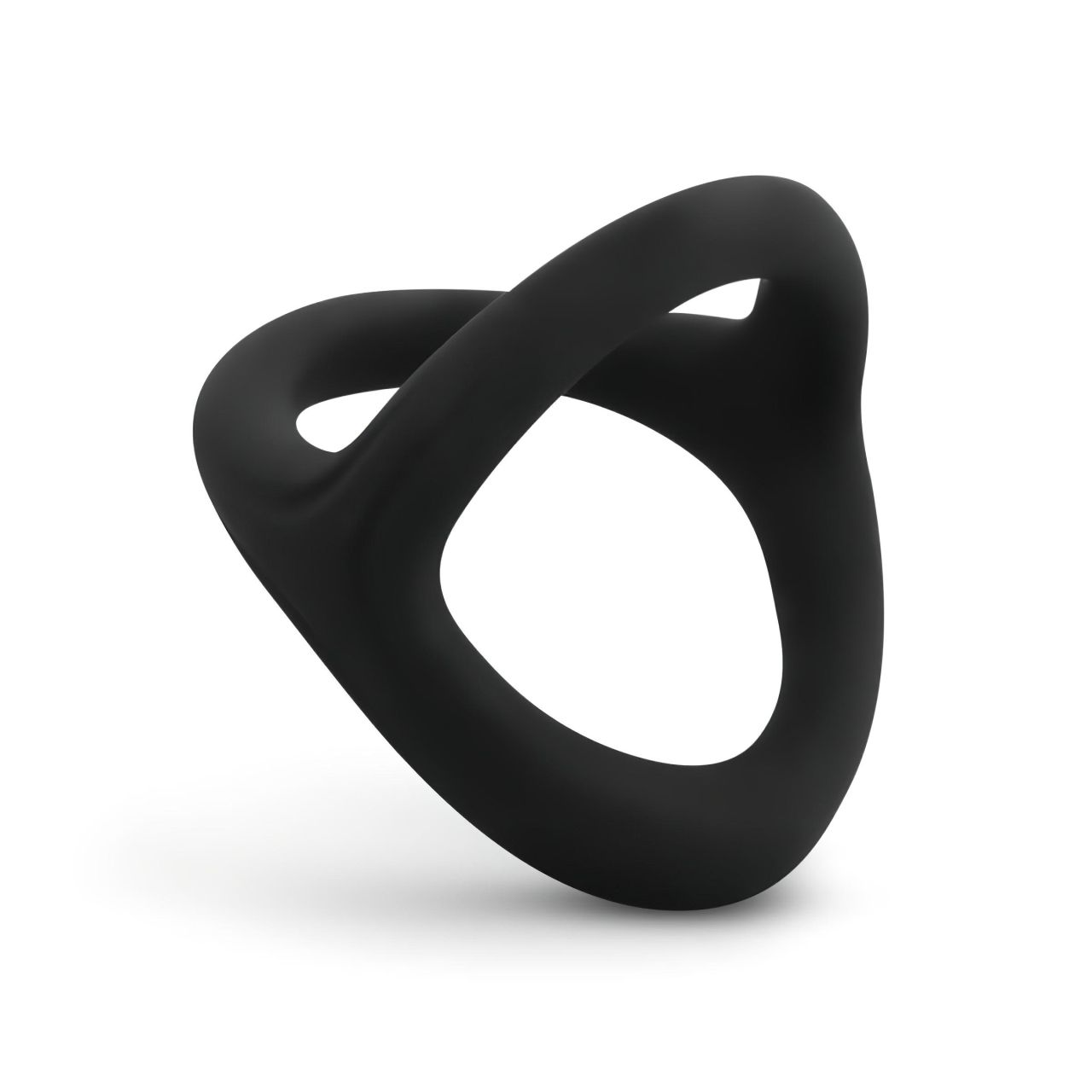 Easytoys Desire Ring - rugalmas pénisz- és heregyűrű (fekete)