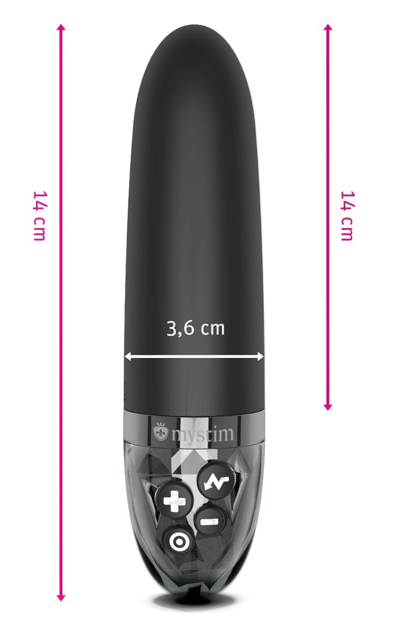 mystim Sleak Freak E-Stim - akkus, elektro rúdvibrátor (fekete) mystim Sleak Freak E-Stim - akkus, elektro rúdvibrátor (fekete)
