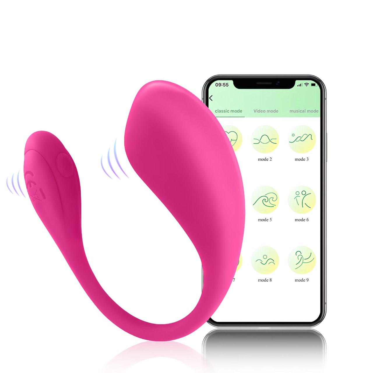 Sunfo - okos, akkus, vízálló vibrációs tojás (pink) Sunfo - okos, akkus, vízálló vibrációs tojás (pink)