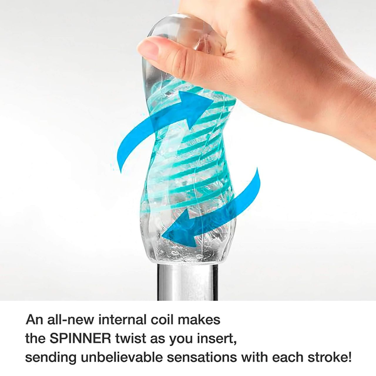 TENGA Spinner Tetra - maszturbátor (áttetsző)