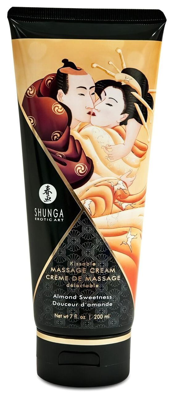 Shunga - masszázs krém - édes mandula (200ml)