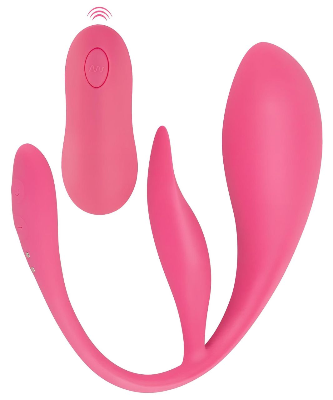 / SMILE - hordható akkus, rádiós vibrációs tojás (pink)
