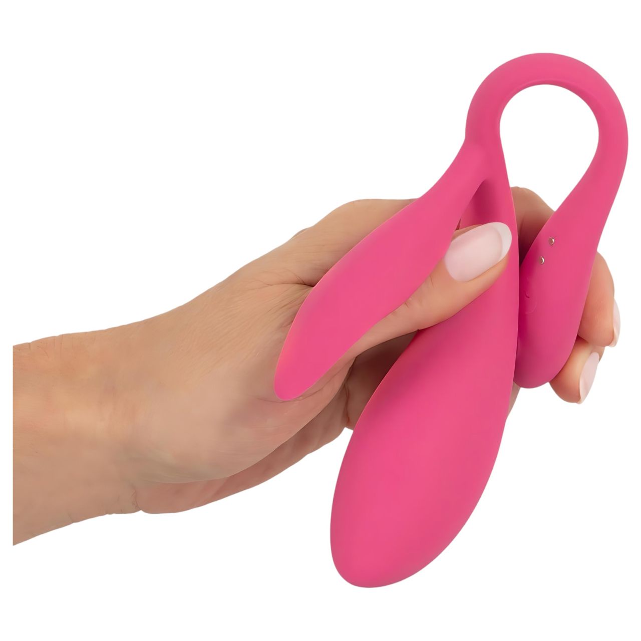 / SMILE - hordható akkus, rádiós vibrációs tojás (pink)