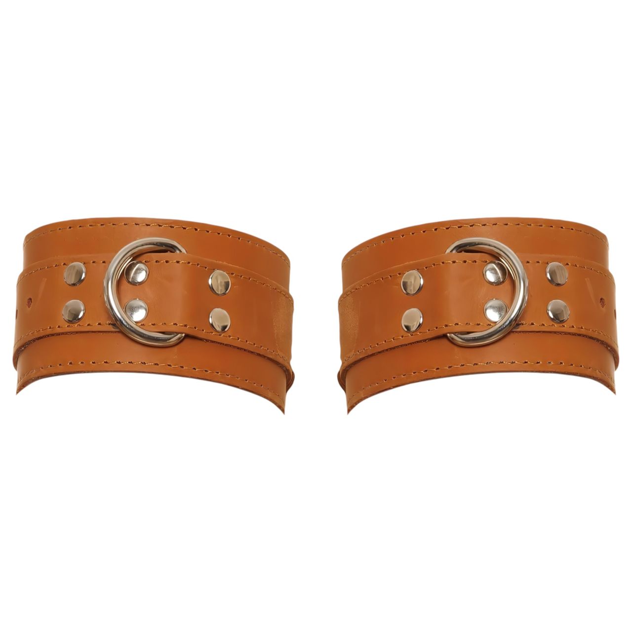 ZADO - bőr csukló bilincs (barna)