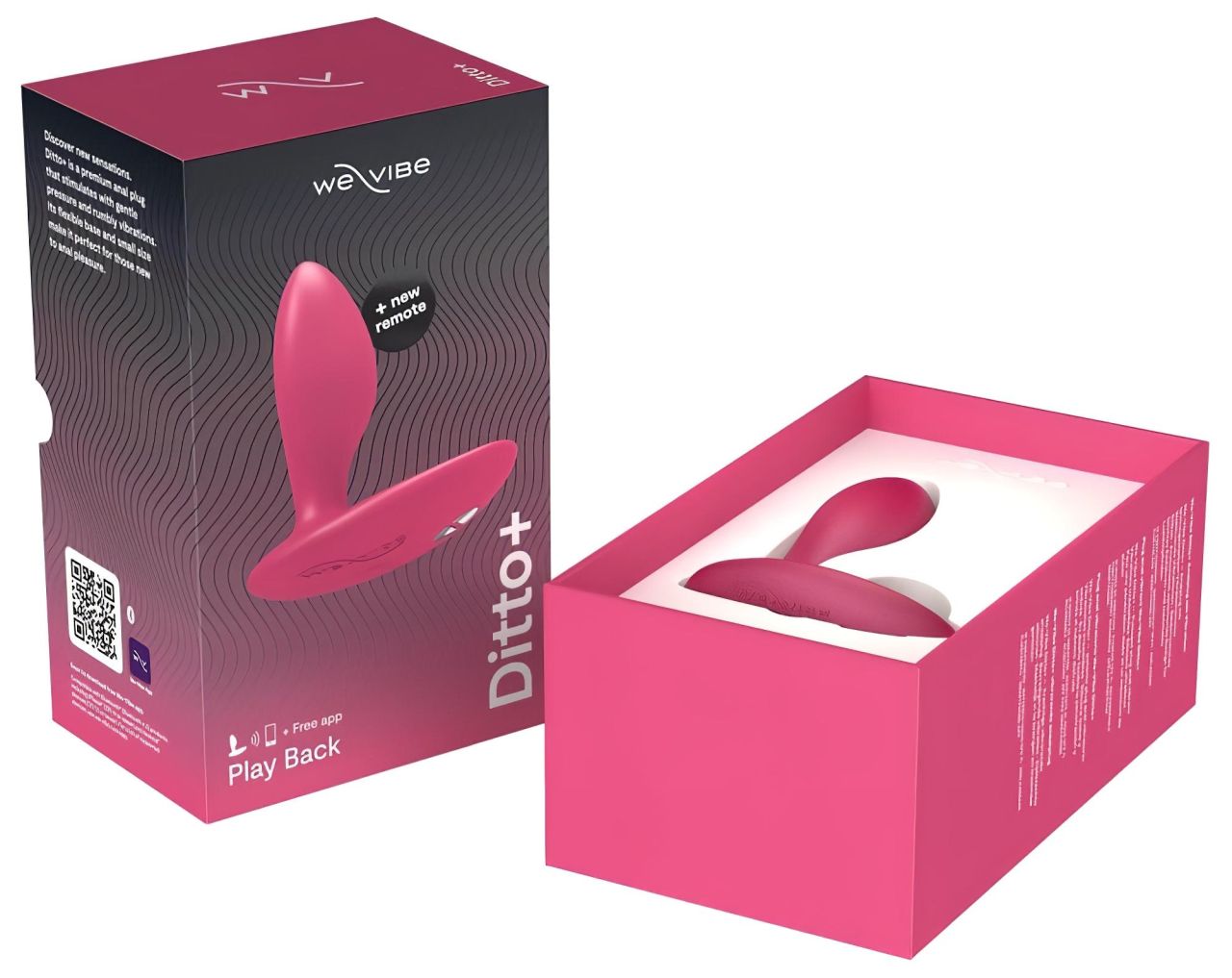 We-Vibe Ditto+ - okos, akkus anál vibrátor (pink)