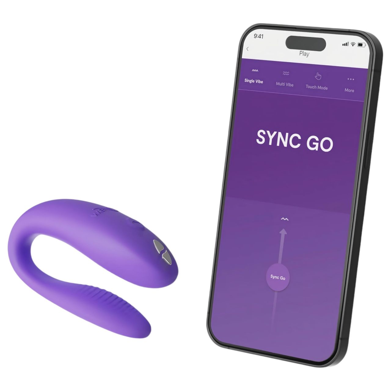 We-Vibe Sync Go - okos, akkus párvibrátor (lila)