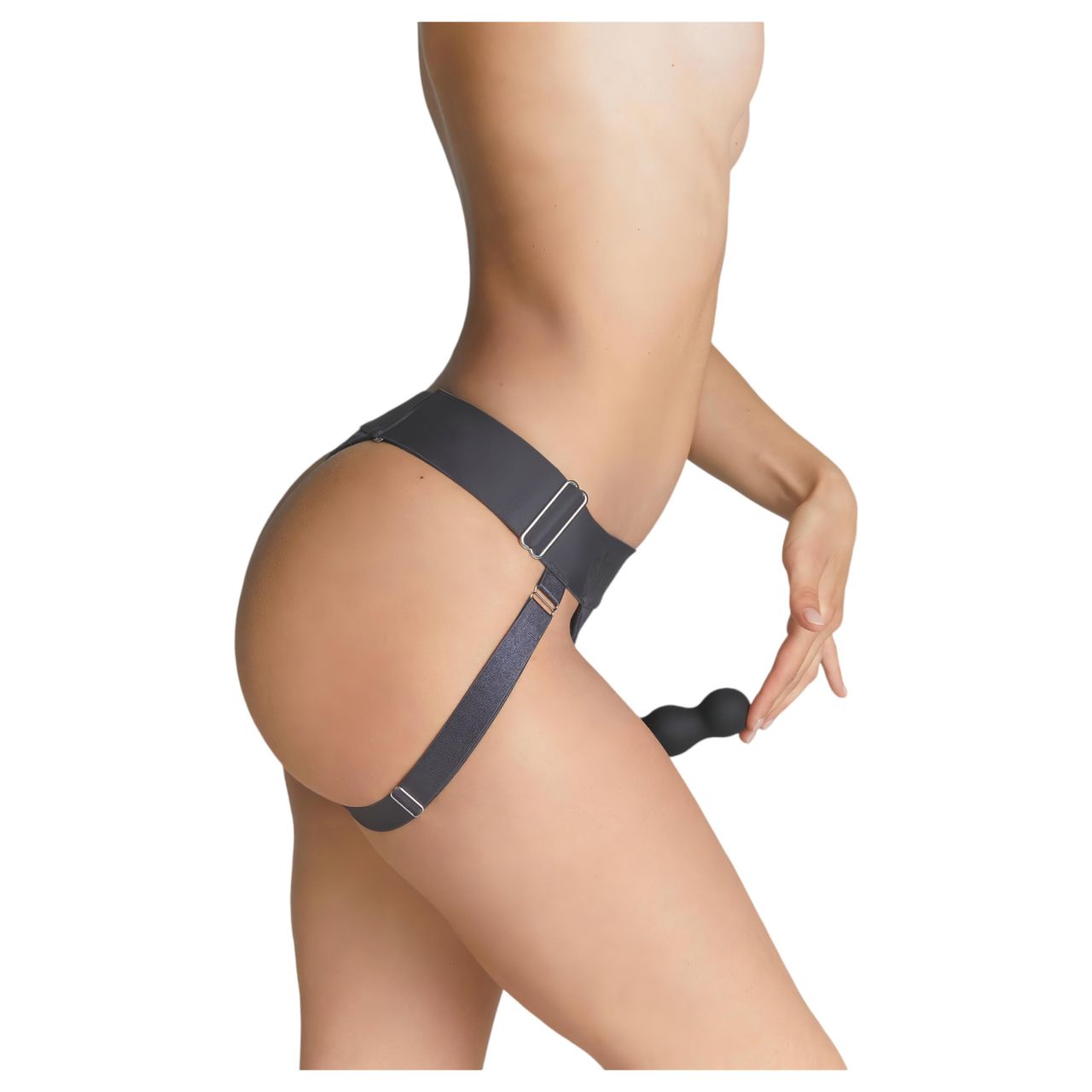 Strap-on-me - alsó felcsatolható dildóhoz - XS-XXL (szürke)