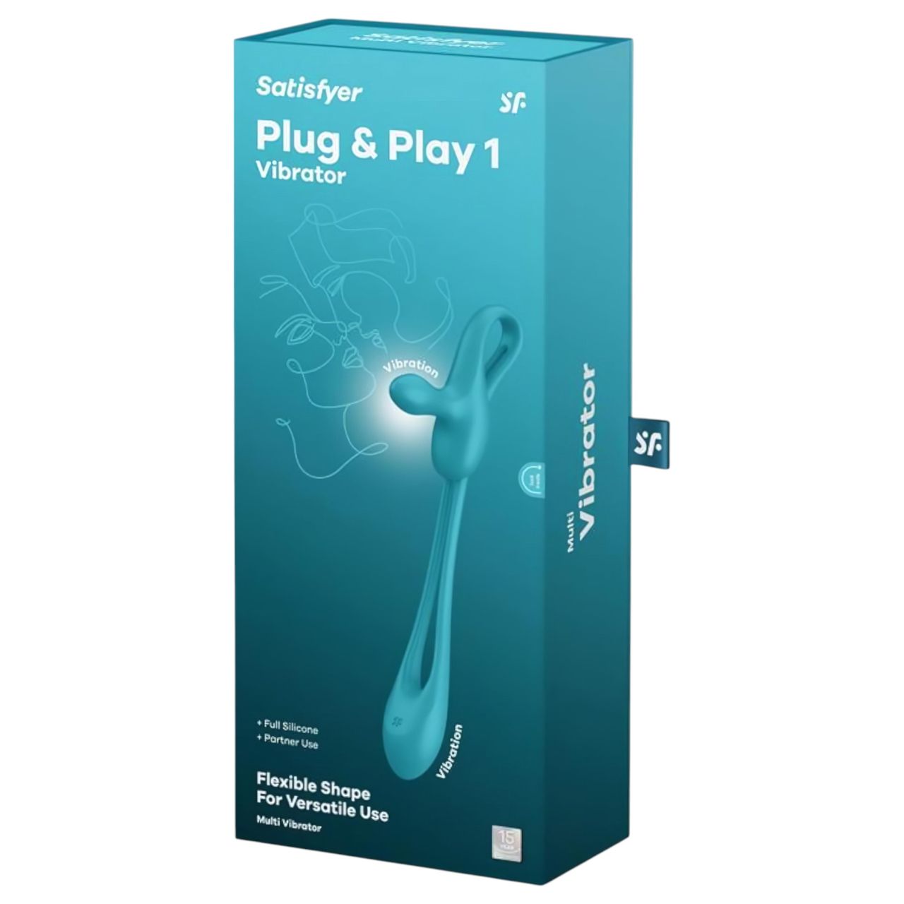 Satisfyer Plug & Play - akkus anál vibrátor és péniszgyűrű (kék) Satisfyer Plug & Play - akkus anál vibrátor és péniszgyűrű (kék)