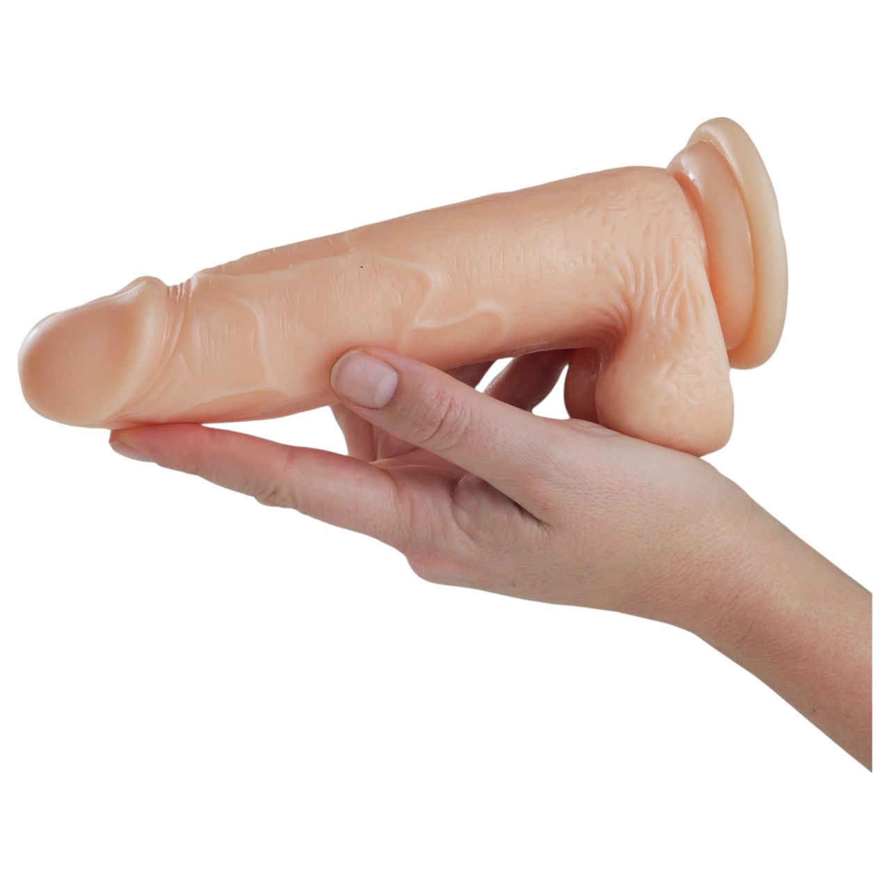 / Desirel Titan - élethű herés dildó (natúr) / Desirel Titan - élethű herés dildó (natúr)