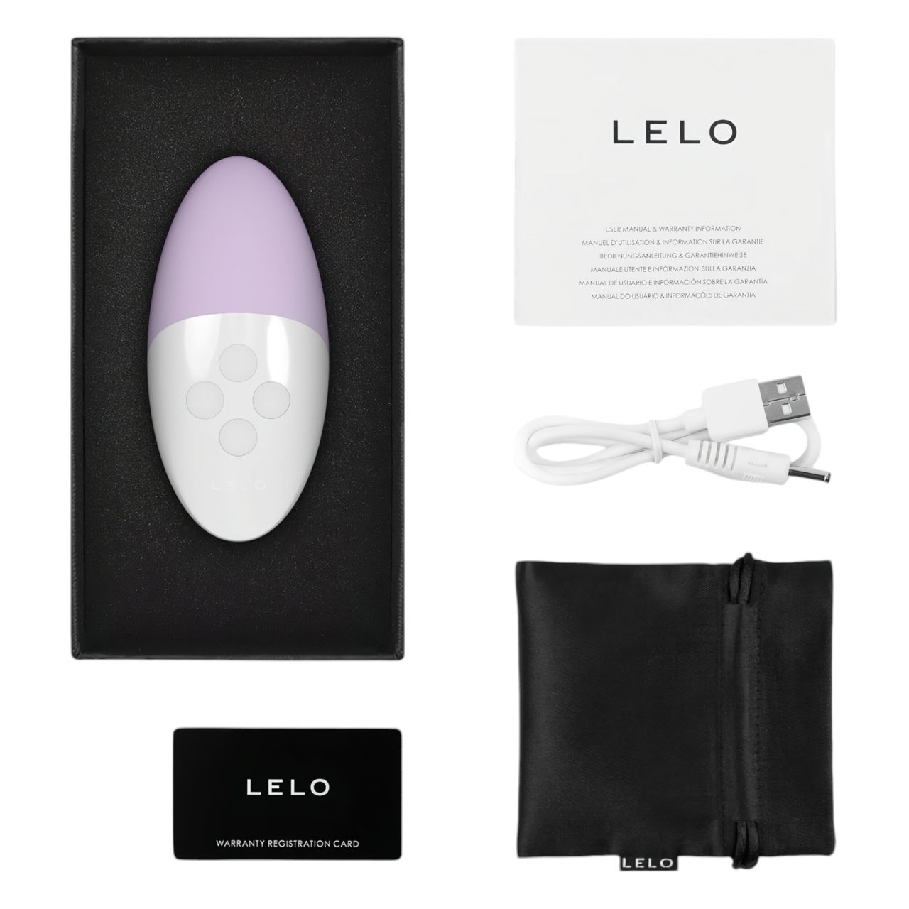 LELO Siri 3 - hanggal aktiválható csikló vibrátor (lila) LELO Siri 3 - hanggal aktiválható csikló vibrátor (lila)