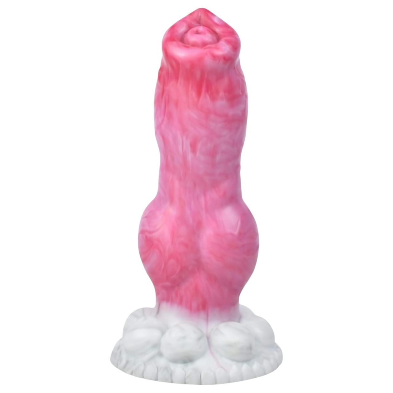 Animalorny Buldog - kutya pénisz dildó - 17cm (pink)