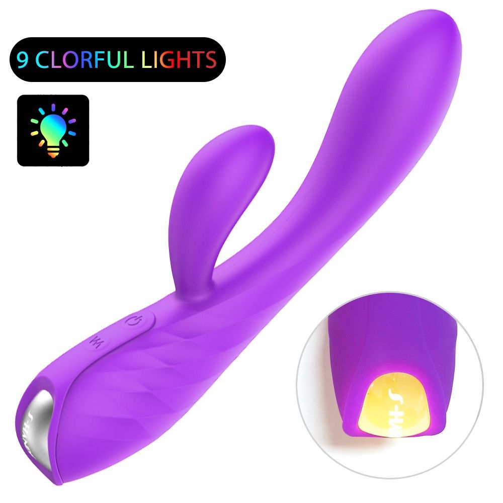 Sex HD Muses - akkus, vízálló melegítős vibrátor (lila)
