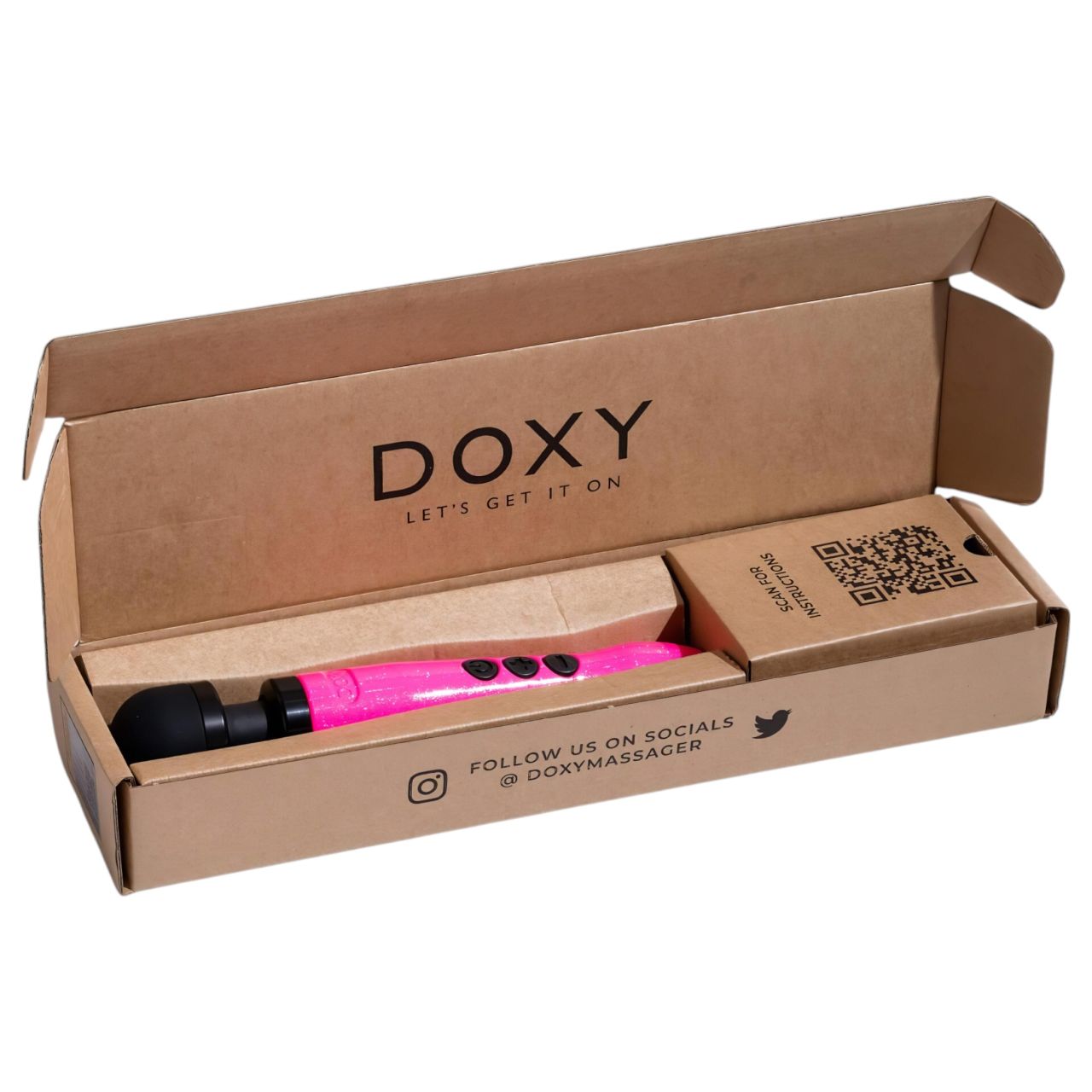 Doxy Die Cast 3 Wand - hálózati masszírozó vibrátor (pink)