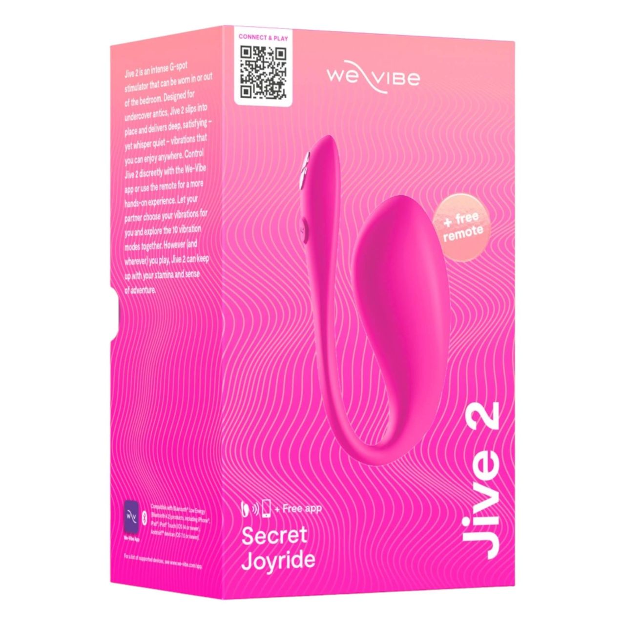 We-Vibe Jive 2 - akkus, okos vibrotojás (pink)