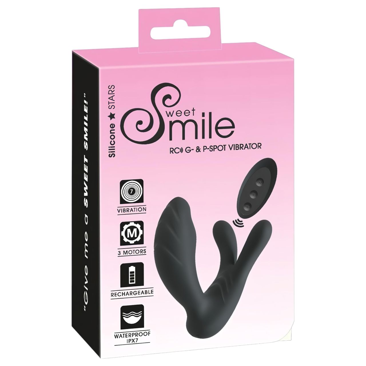 Smile RC G- & P-pont vibrátor (fekete) Smile RC G- & P-pont vibrátor (fekete)