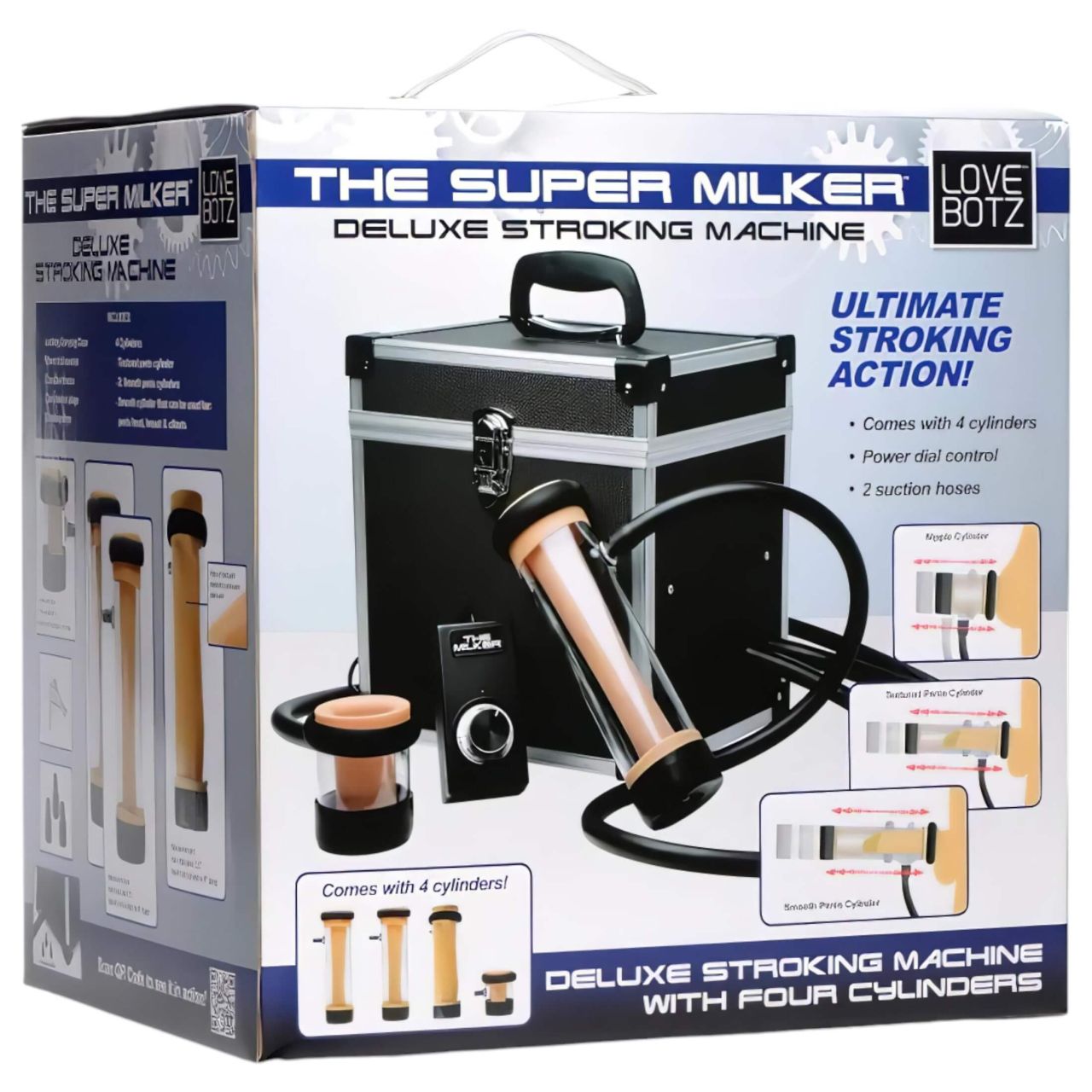 The Super Milker - automatikus deluxe maszturbátor (fekete)