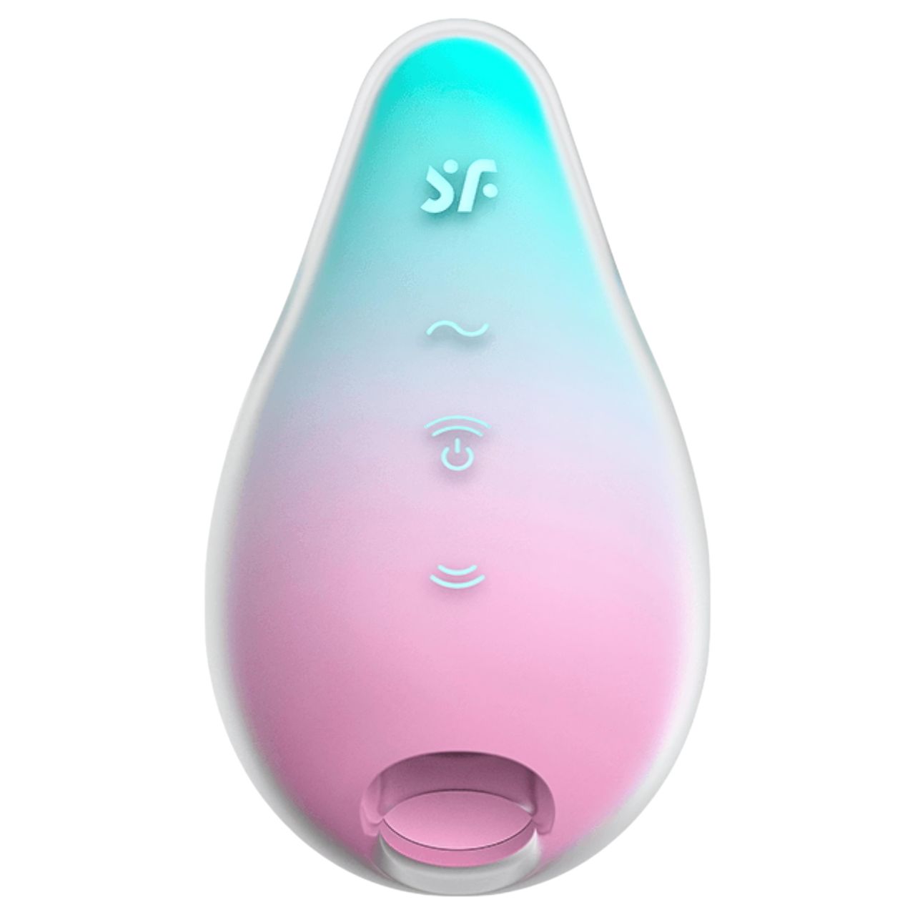 Satisfyer Mermaid Vibes - léghullámos csiklóizgató (menta-pink)