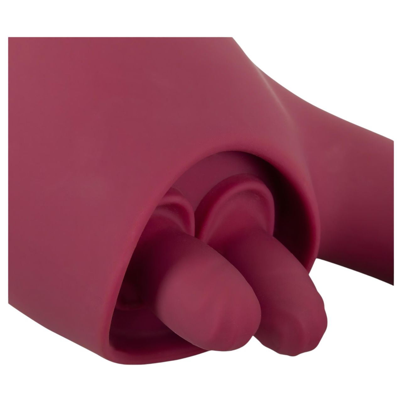 Javida - nyelves 2in1 vibrátor (piros)