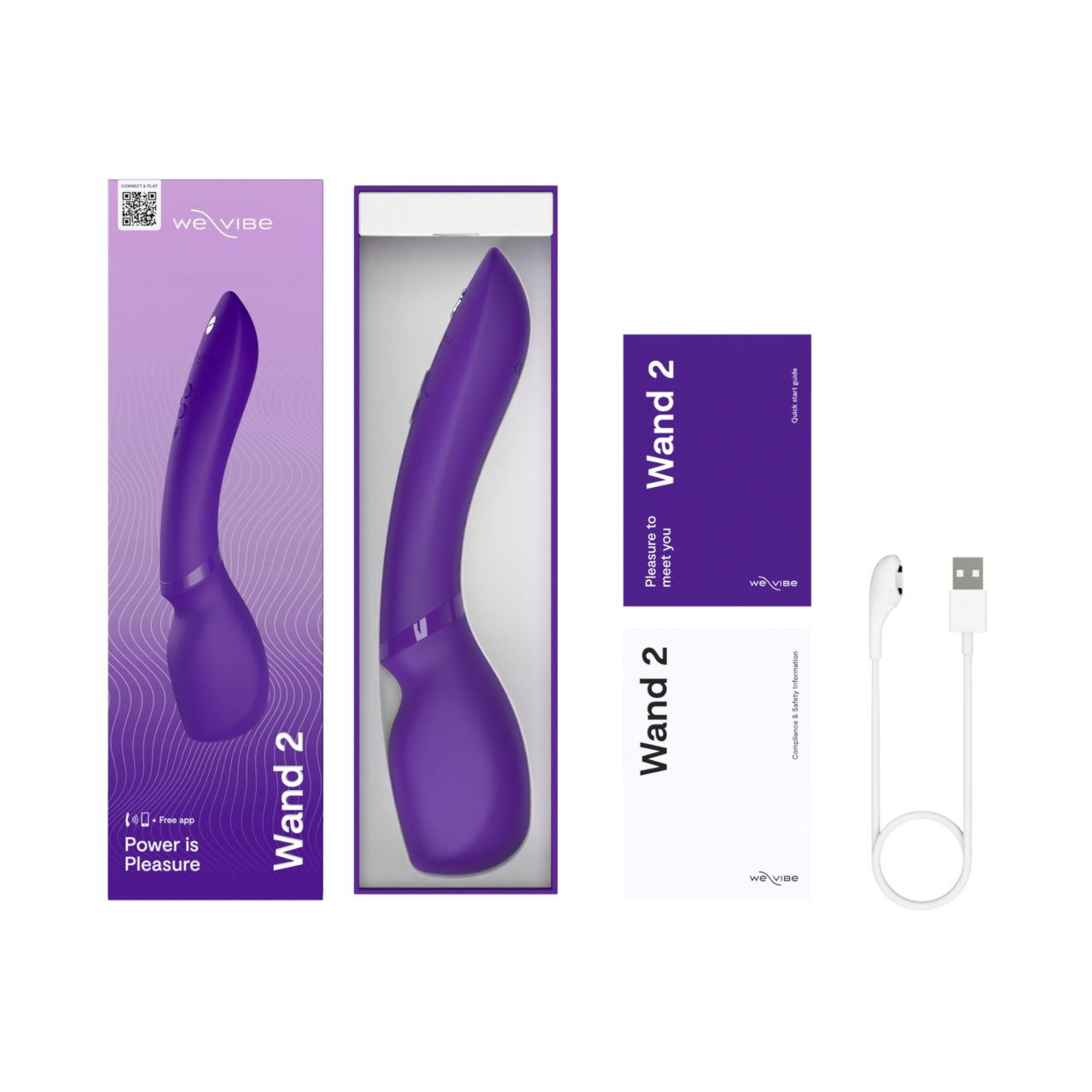 We-Vibe Wand 2 - okos masszírozó vibrátor We-Vibe Wand 2 - okos masszírozó vibrátor