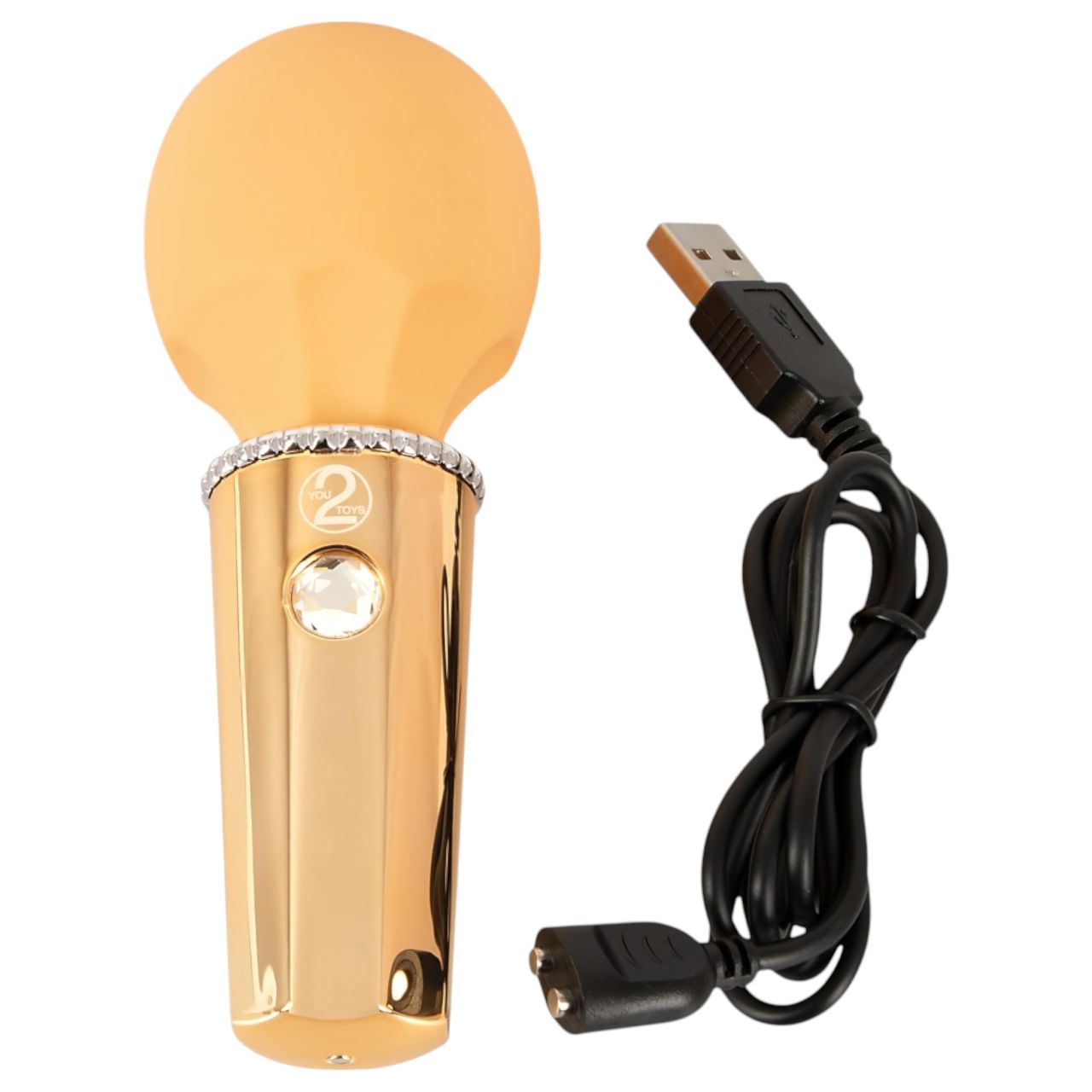 You2Toys Mini Wand - akkus masszírozó vibrátor (sárga) You2Toys Mini Wand - akkus masszírozó vibrátor (sárga)