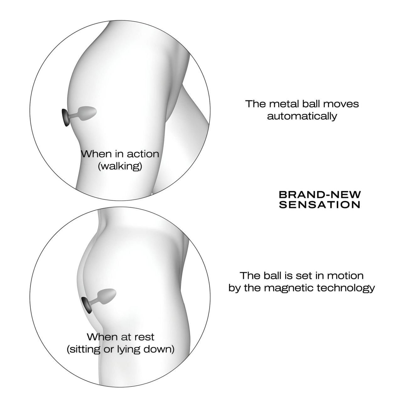 / Dorcel - golyós, távirányítós anál vibrátor M - (fekete) / Dorcel - golyós, távirányítós anál vibrátor M - (fekete)