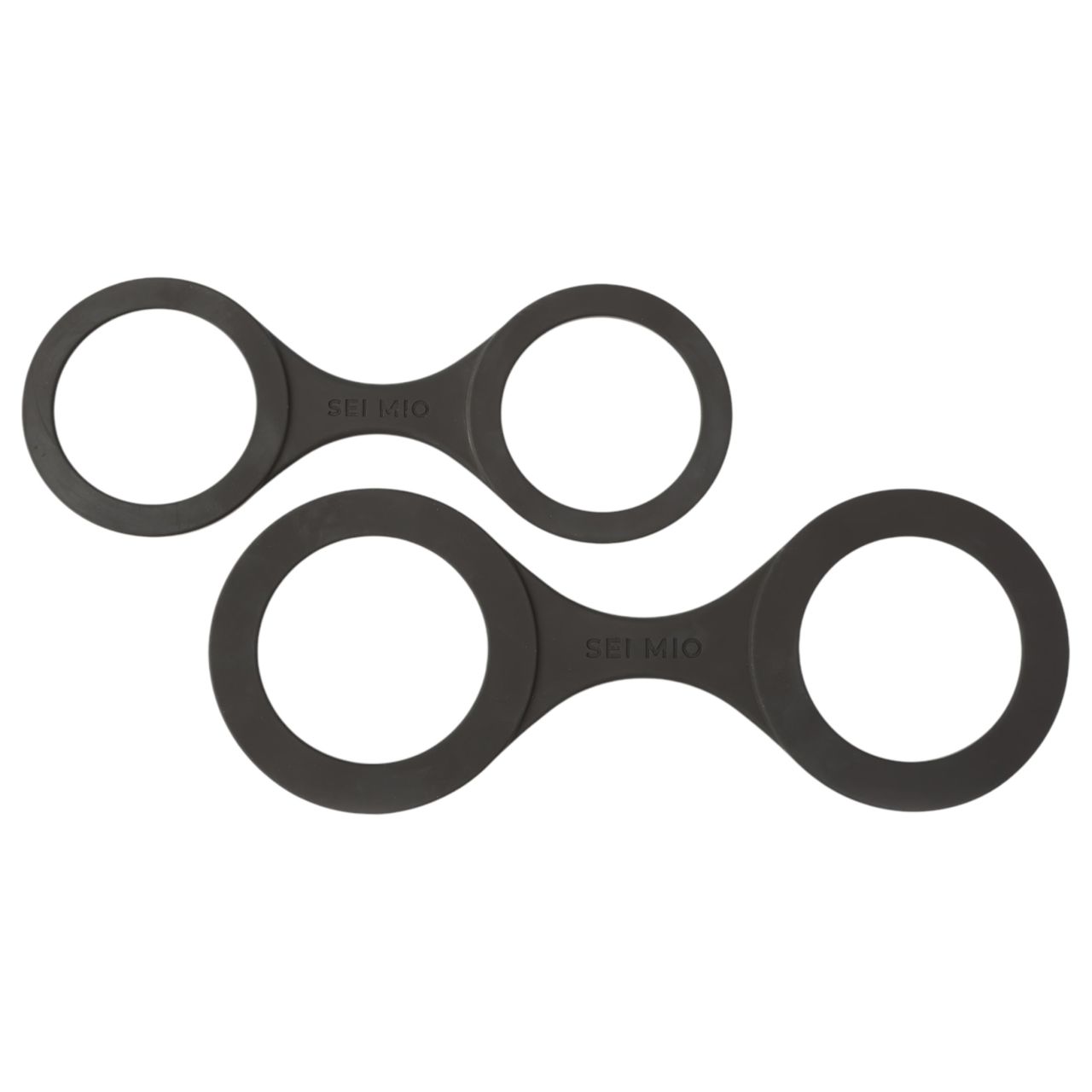 Sei Mio - szilikon bilincs - L (fekete) Sei Mio - szilikon bilincs - L (fekete)
