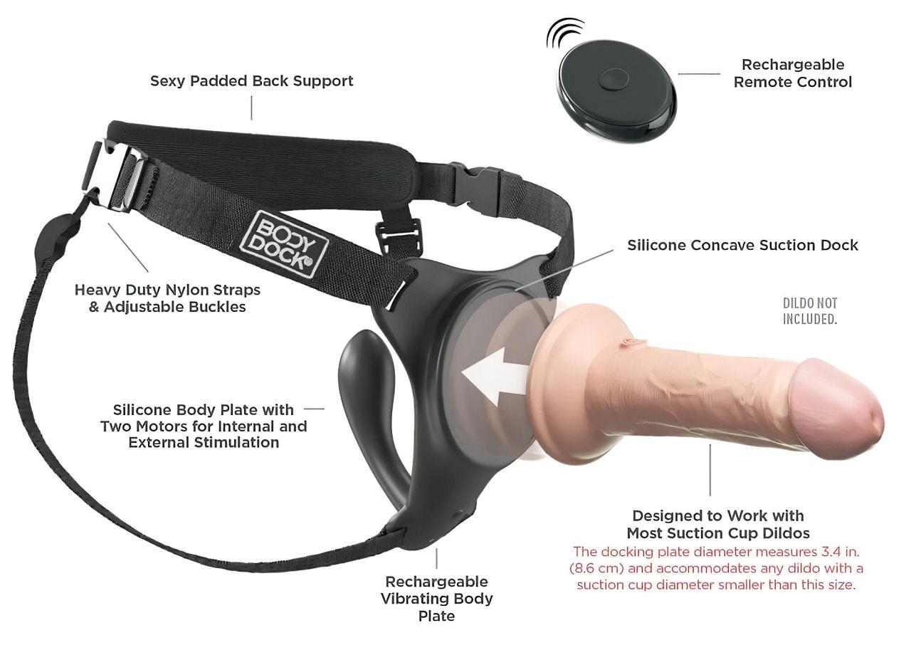/ Body Dock G-pont Pro - rádiós felcsatolható alsó (fekete)