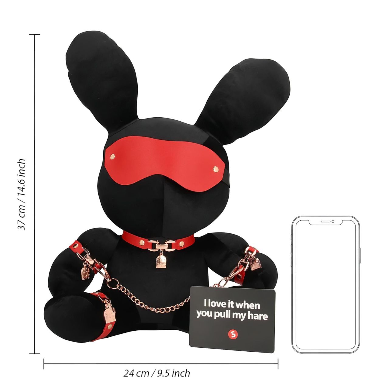 Bondage Rabbit - BDSM nyuszi (fekete) Bondage Rabbit - BDSM nyuszi (fekete)