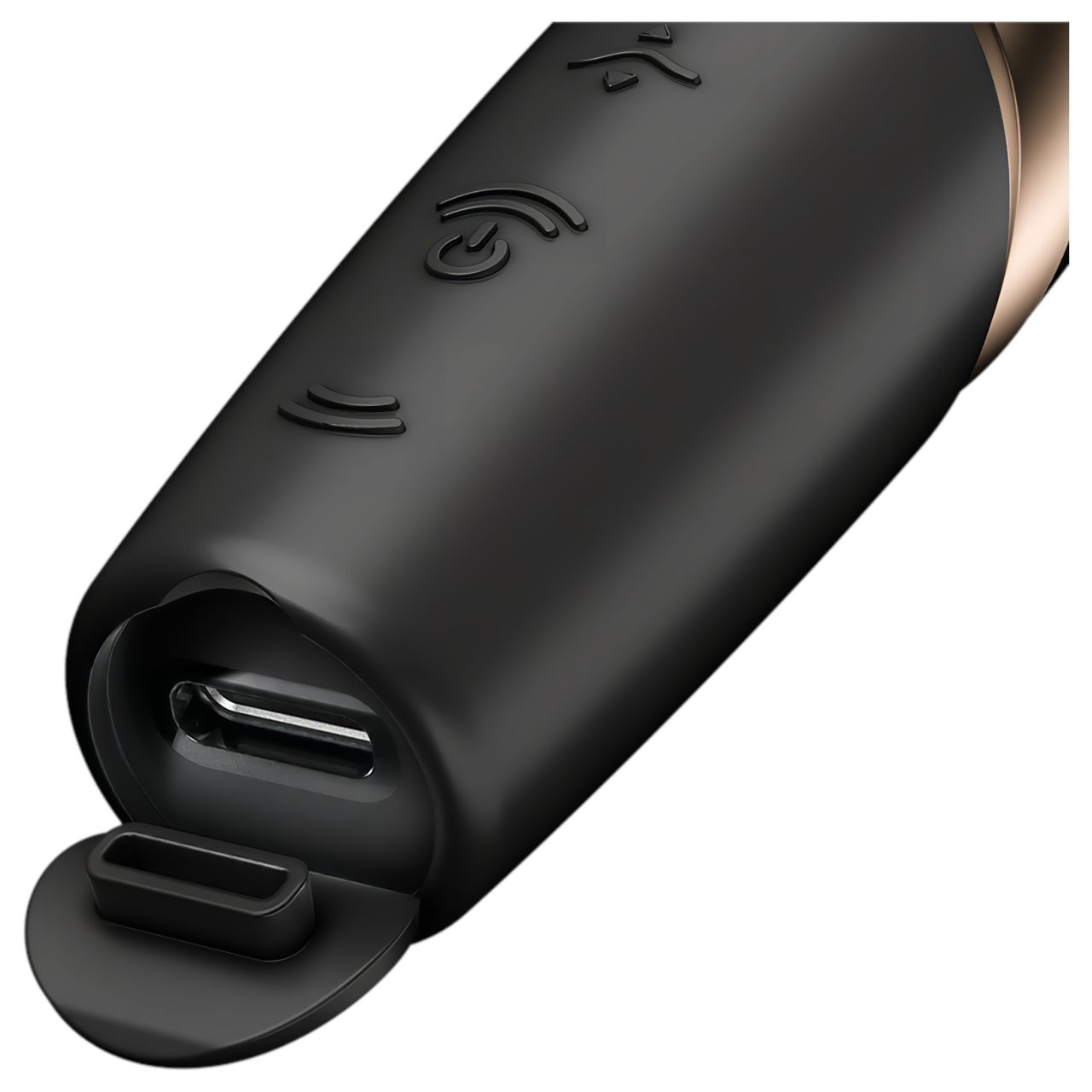 Satisfyer Perfect Kiss - rúzs vibrátor (fekete) Satisfyer Perfect Kiss - rúzs vibrátor (fekete)