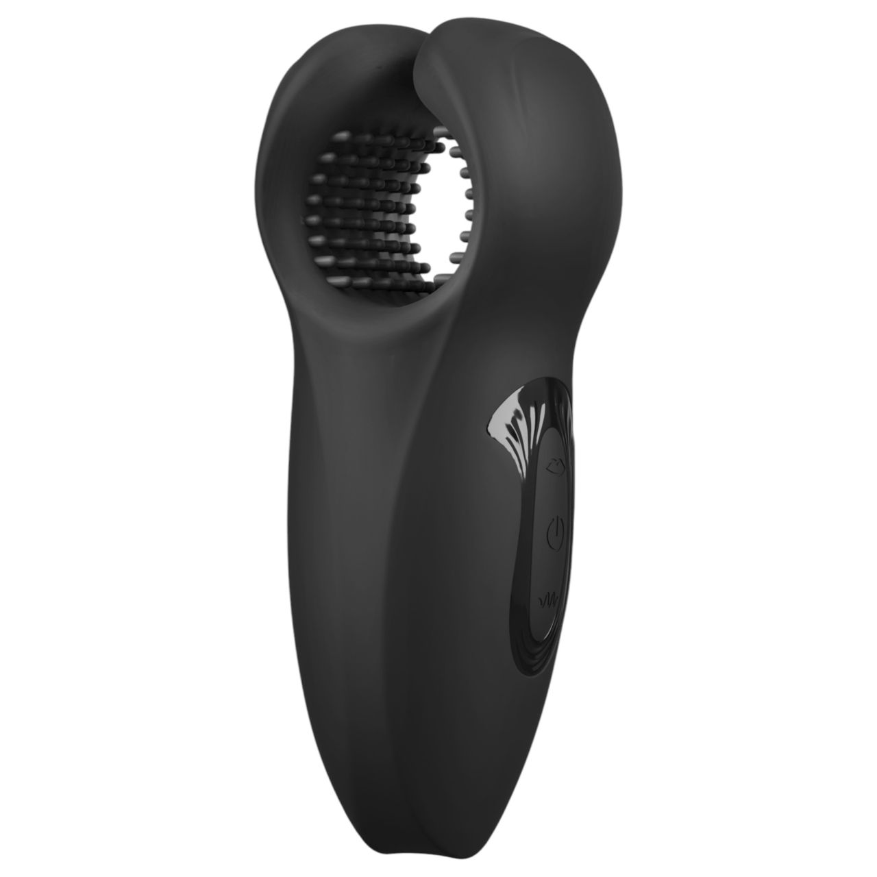 Rebel - mozgó karos, vibrációs makkvibrátor (fekete) Rebel - mozgó karos, vibrációs makkvibrátor (fekete)