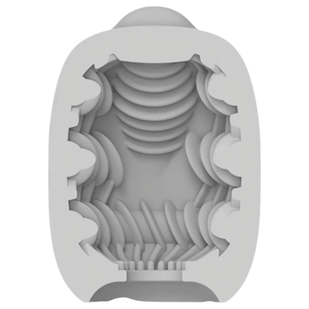 VIBEGGS Ribs Delight - vibrációs tojás maszturbátor (fehér) VIBEGGS Ribs Delight - vibrációs tojás maszturbátor (fehér)