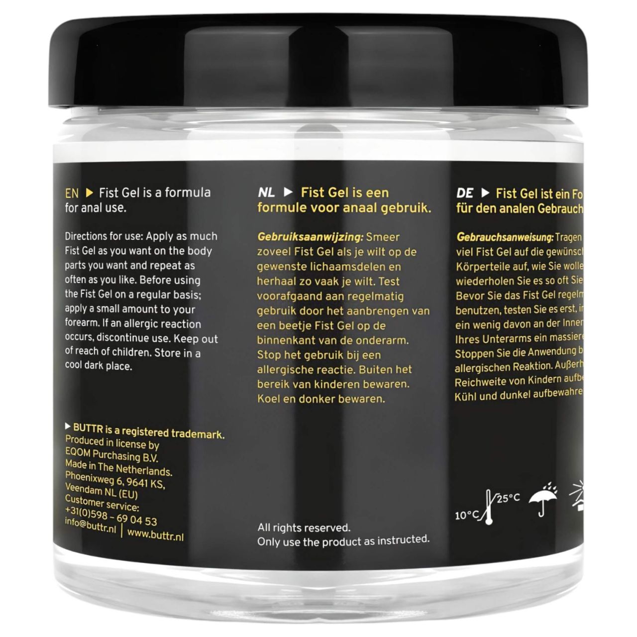 BUTTR - tapadásmentes öklöző (fisting) gél (500ml) BUTTR - tapadásmentes öklöző (fisting) gél (500ml)
