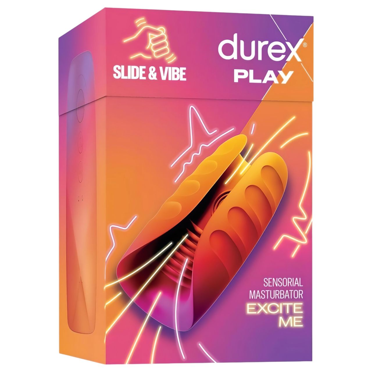 Durex Slide & Vibe - akkus, vízálló makkvibrátor (pink) Durex Slide & Vibe - akkus, vízálló makkvibrátor (pink)