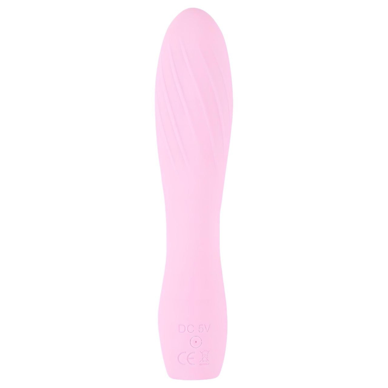 Cuties Mini 3 - akkus, vízálló, bordázott vibrátor (pink)
