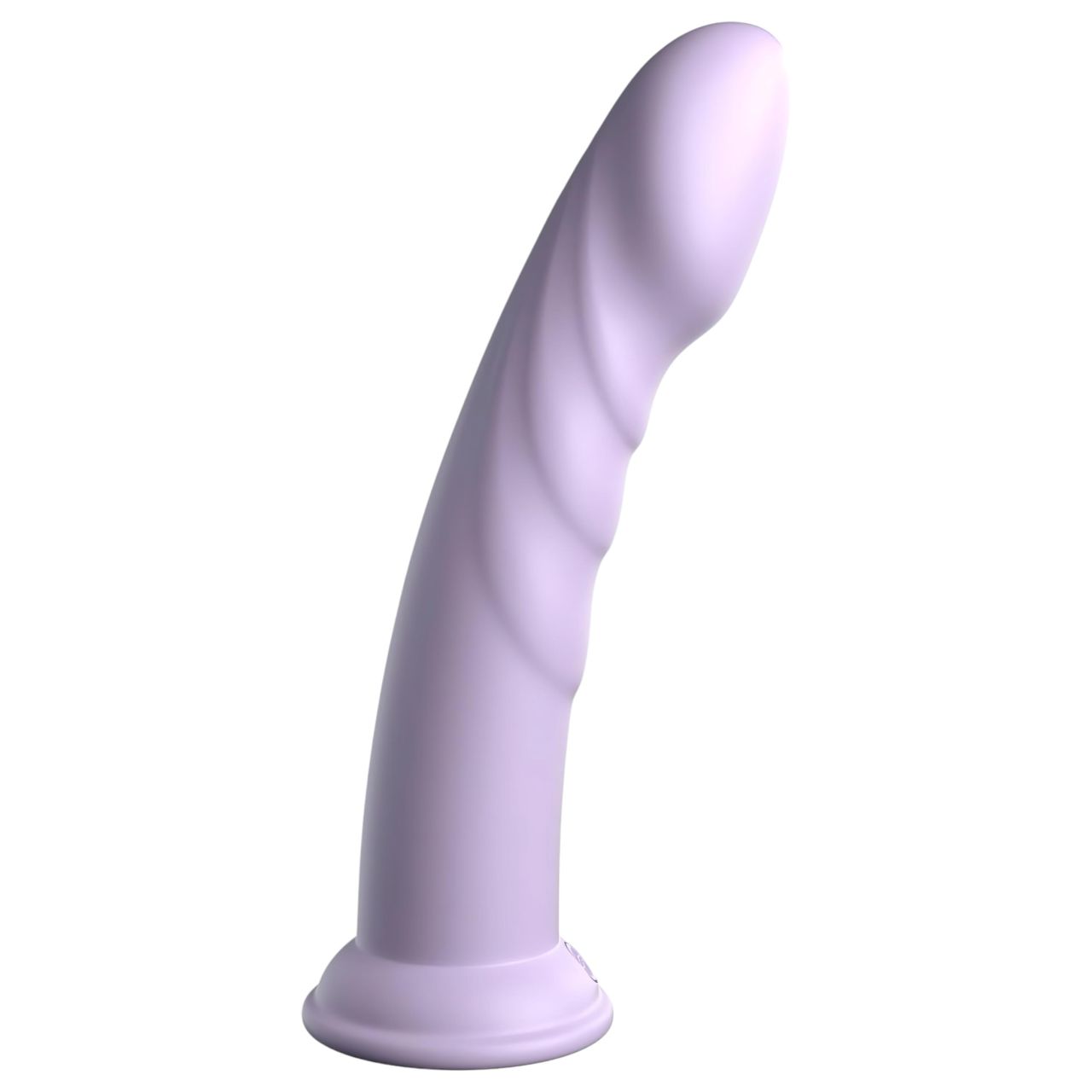 Dillio Super Eight - tapadókorong szilikon dildó (21cm) - lila