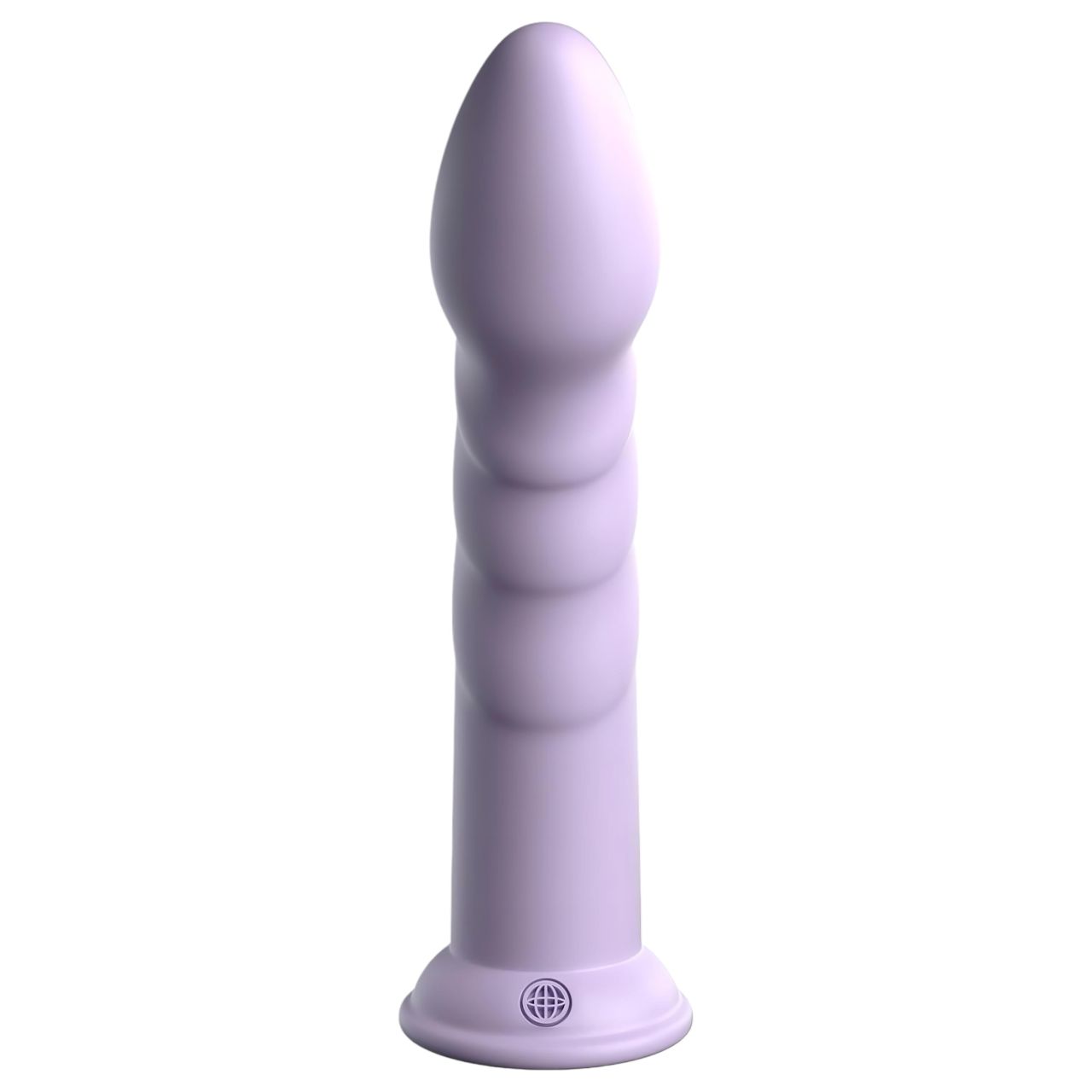 Dillio Super Eight - tapadókorong szilikon dildó (21cm) - lila