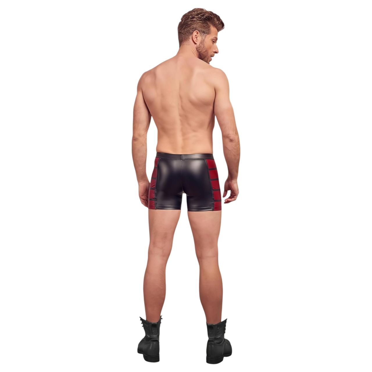 NEK - piros oldal betétes cipzáras boxer (fekete) NEK - piros oldal betétes cipzáras boxer (fekete)
