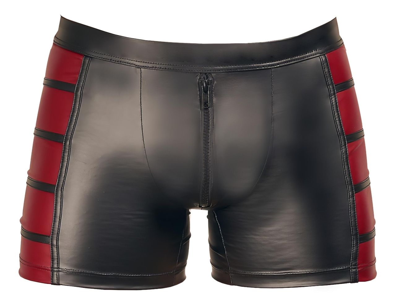 NEK - piros oldal betétes cipzáras boxer (fekete) NEK - piros oldal betétes cipzáras boxer (fekete)
