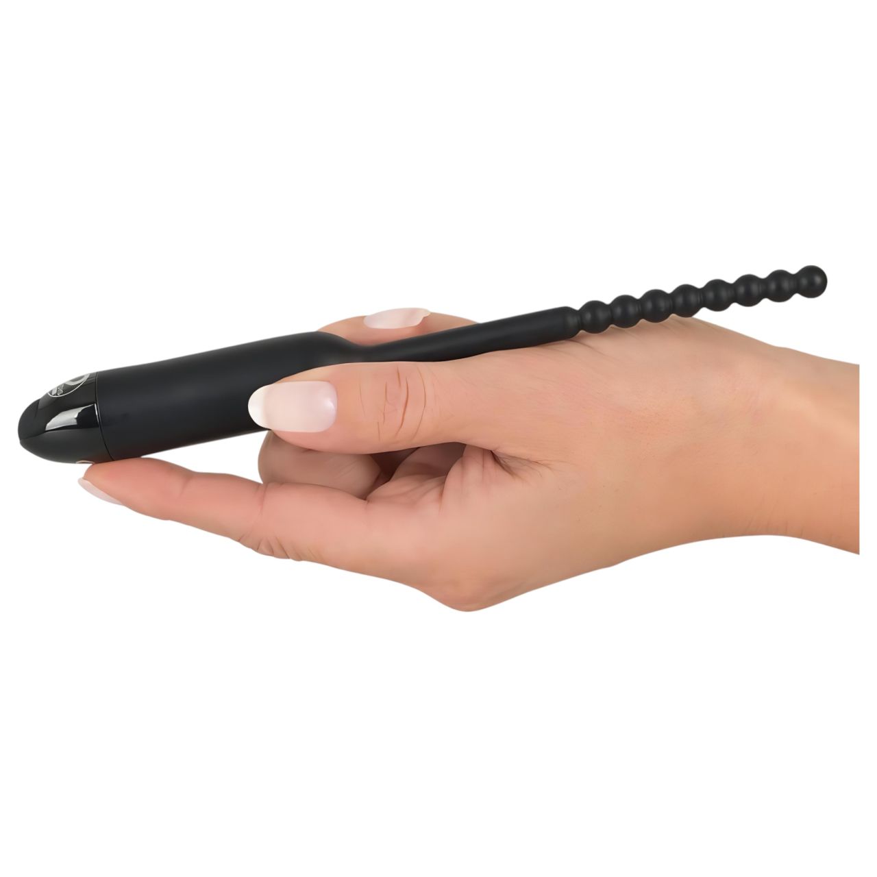 You2Toys Pearl Dilator - gömbös húgycső vibrátor - 0,8cm (fekete)
