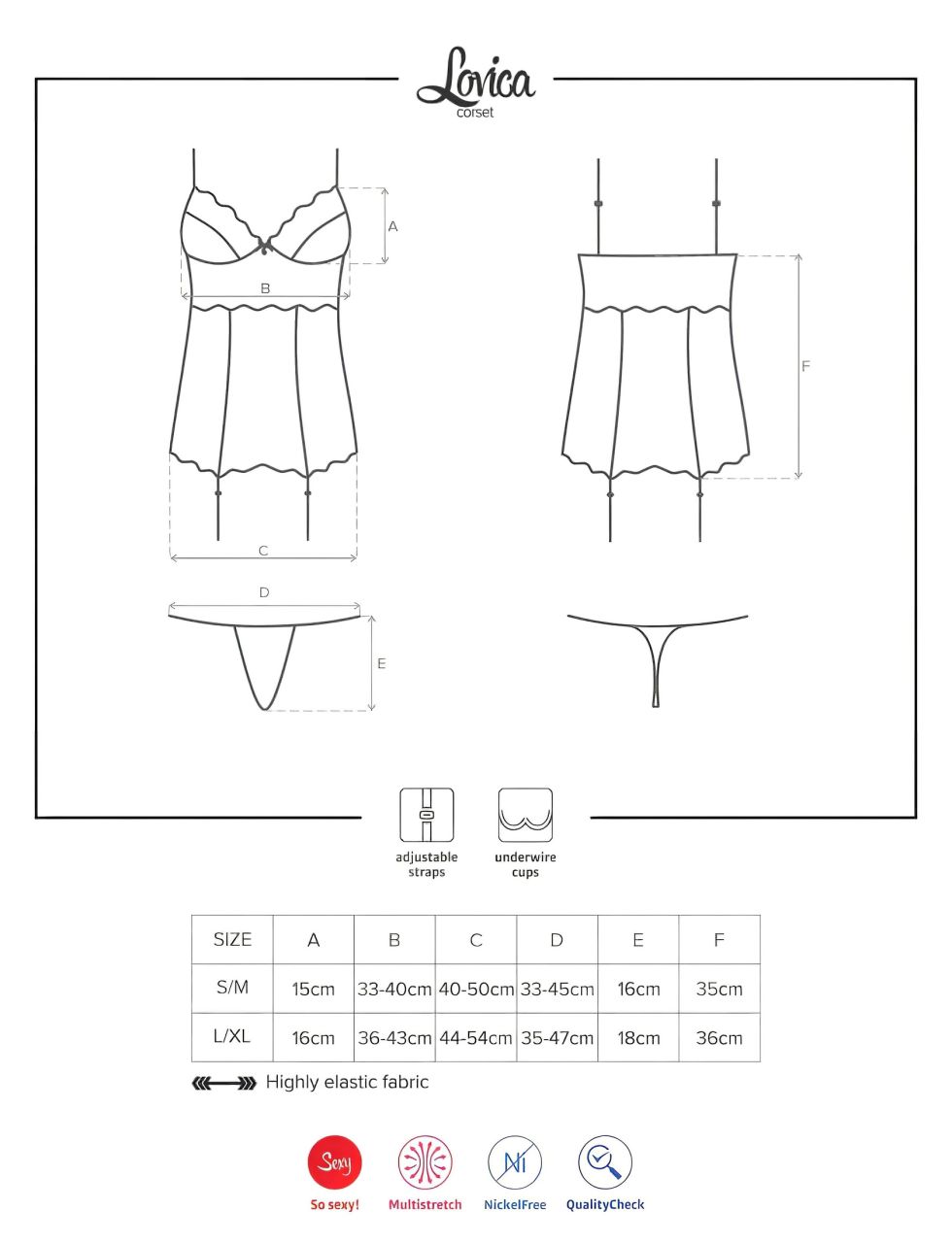 Obsessive Lovica - csipkés harisnyatartós felső és tanga (piros) Obsessive Lovica - csipkés harisnyatartós felső és tanga (piros)