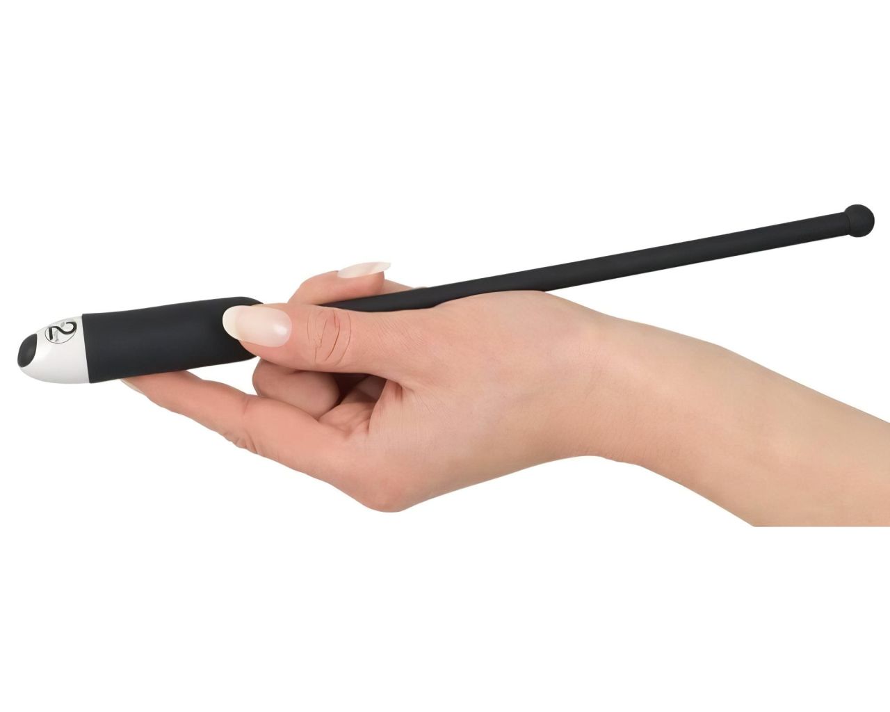You2Toys DILATOR - szilikon húgycső vibrátor - fekete (8-11mm)