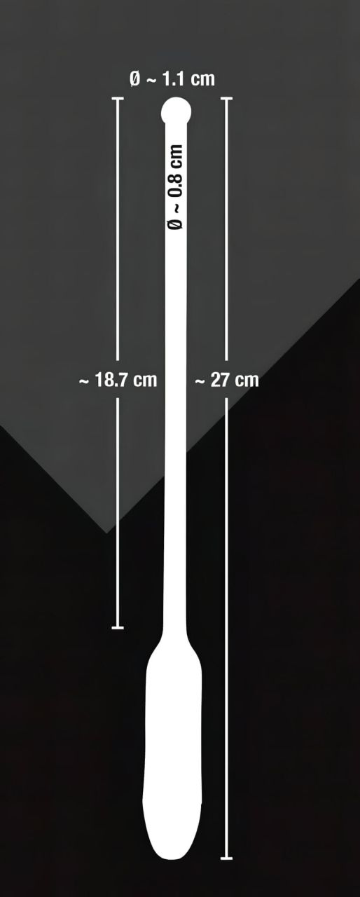 You2Toys DILATOR - szilikon húgycső vibrátor - fekete (8-11mm)